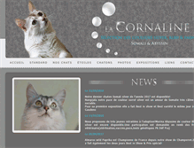 Tablet Screenshot of chatdelacornaline.com